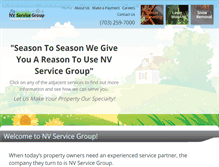 Tablet Screenshot of nvservicegroup.com
